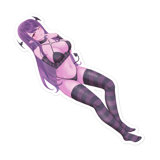 DreamEater "Flirty Yume" 5.5" Kisscut Decal (SFW/NSFW) Version