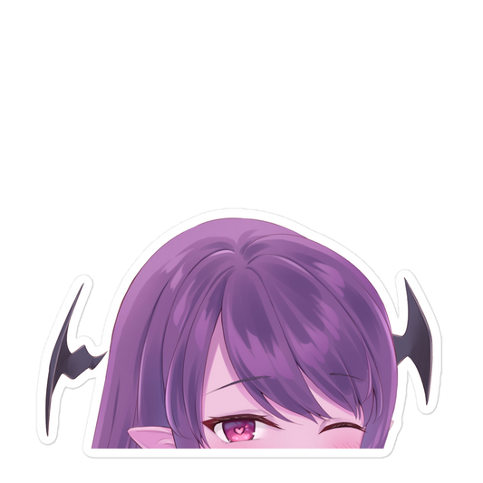 DreamEater "Yume" 5.5" Kisscut Peeker Decal B