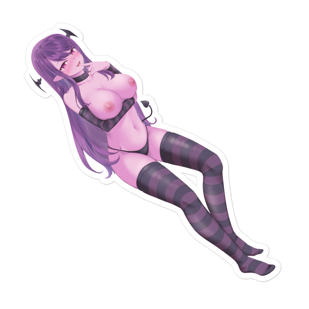 DreamEater "Flirty Yume" 5.5" Kisscut Decal (SFW/NSFW) Version