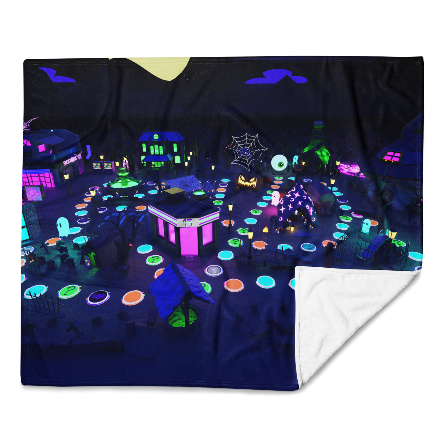 Yumeland (Night) Throw Blanket