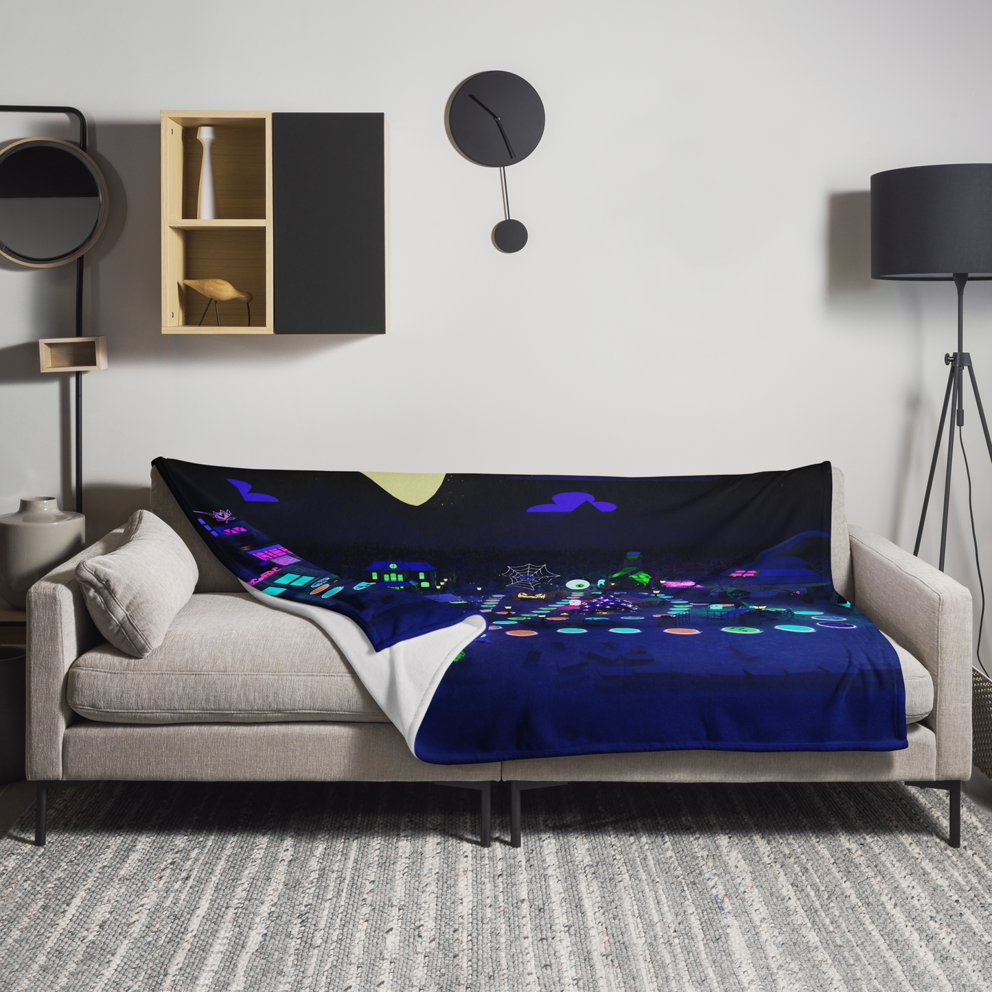 Yumeland (Night) Throw Blanket